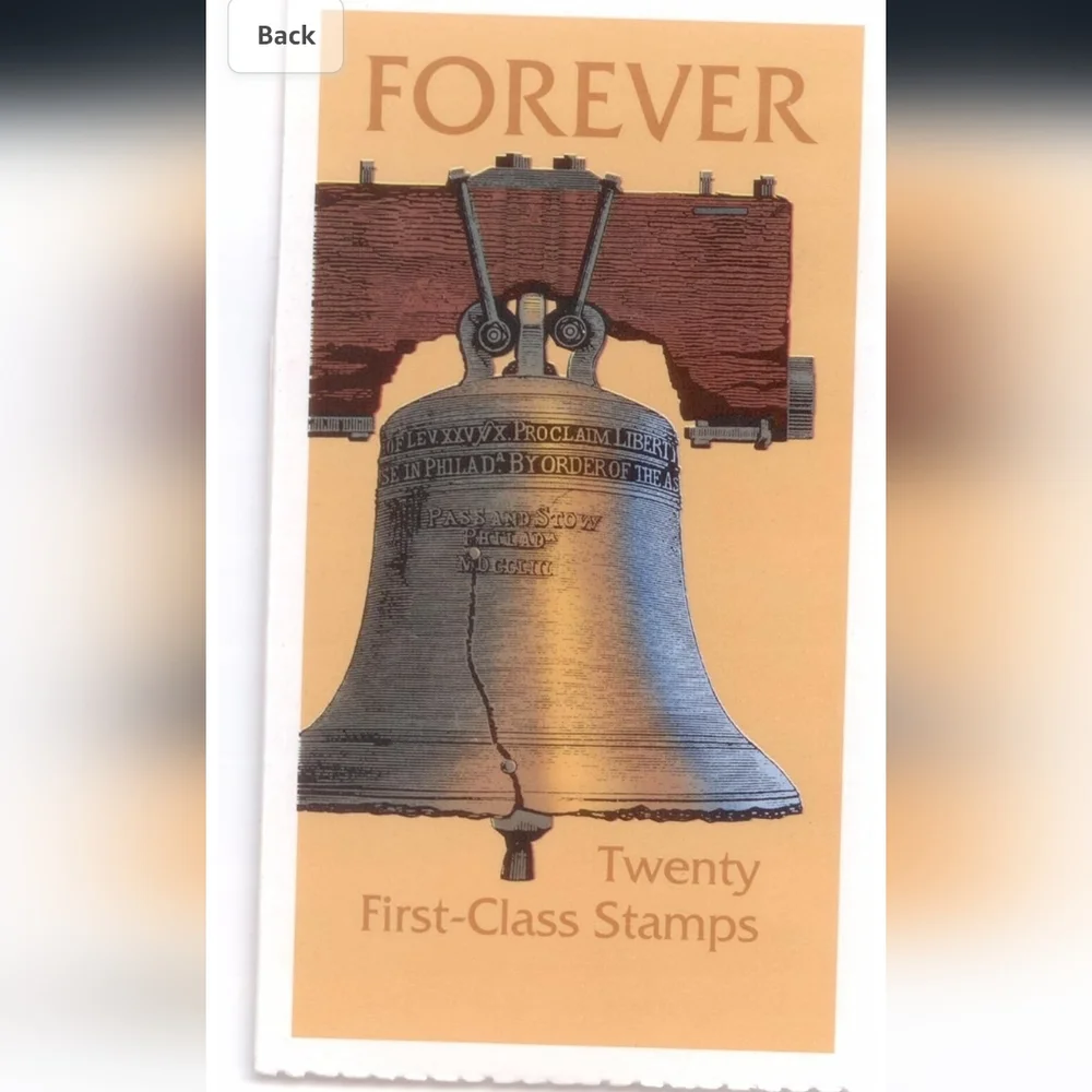 100 First Forever Stamps Liberty Bell 2007 First Class Postage‎ USPS US Mail